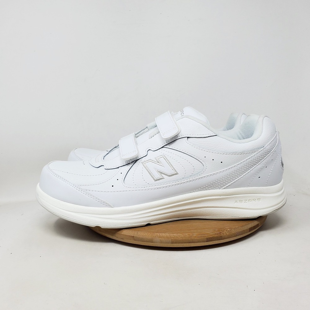 New Balance 577 Shoes Mens 11.5 2E WIDE White‎ Classic Straps Comfort Sneaker